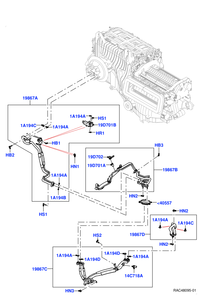 Air Conditioning Condensr/Compressr (3.0L AJ20D6 Diesel High,3.0L AJ20P6 Petrol High,With Front Comfort Air Con (IHKA))((V)FROMSA000001)