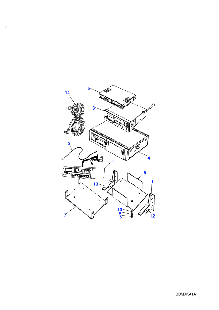 Radio Cassette & CD System-To (V) JA624755