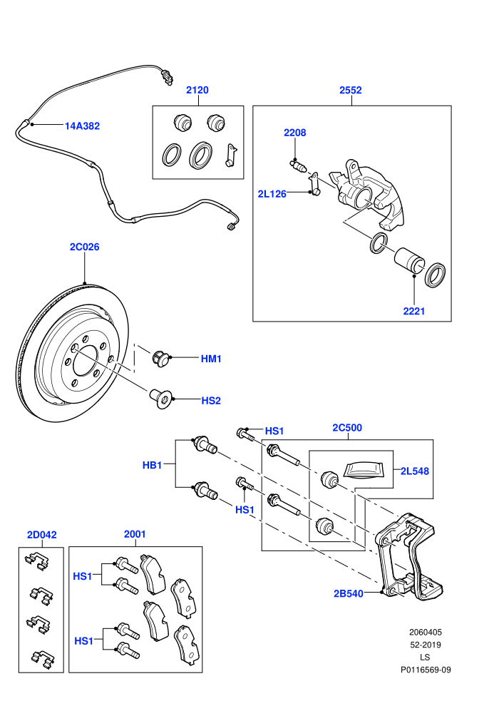 Rear Brake Discs And Calipers (])((V)TO9A999999)