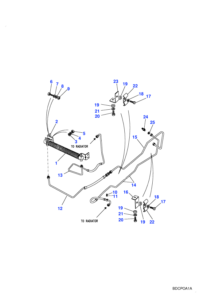 Oil Cooler (4 Speed,Automatic Transmission)((V)TOLA647644)