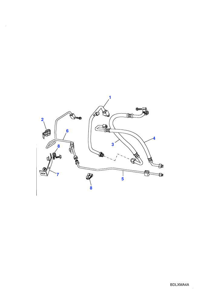 Hoses Front System (With Air Conditioning)