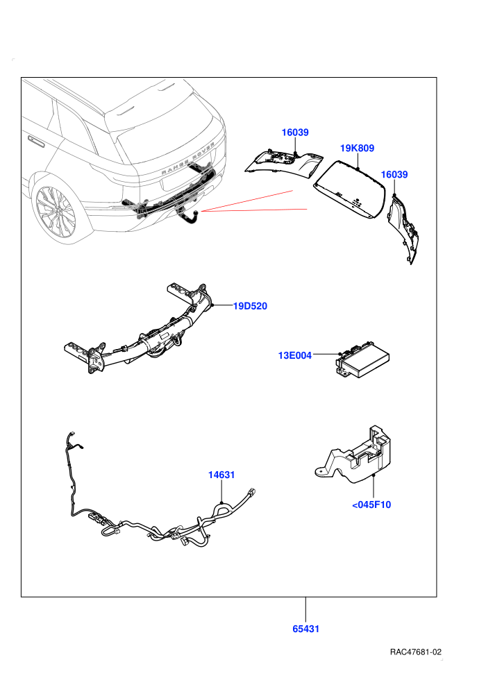 Accessory Pack ((-)AUS/CDN/USA)(Electric Deployable Tow Bar)((V)FROMNA000001)