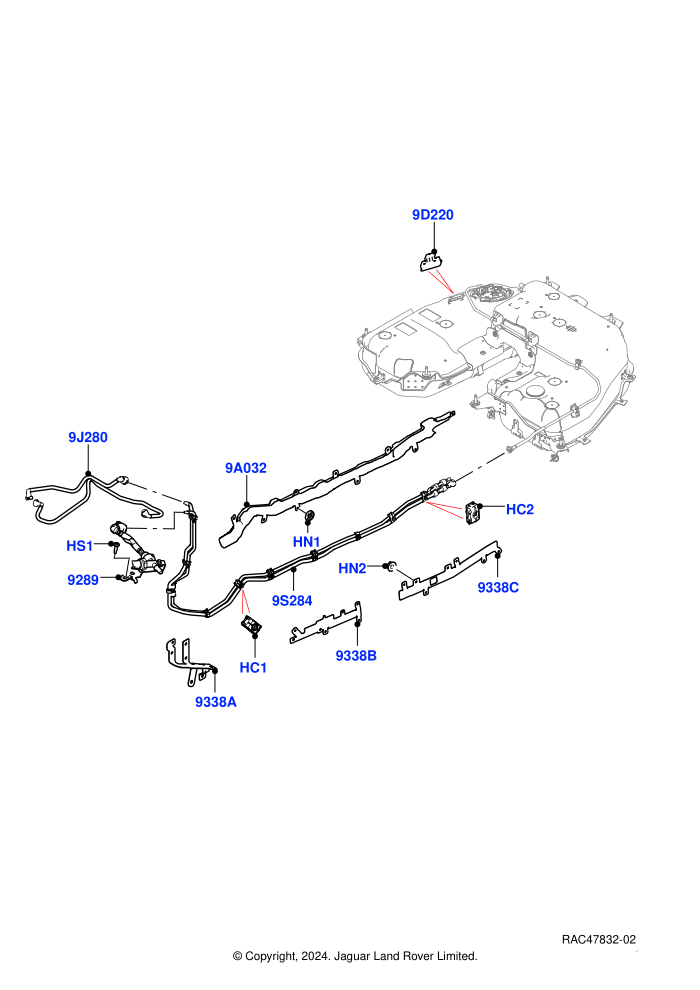 Fuel Lines (4.4L V8 Turbo Petrol(NC11))((V)FROMS2000001)