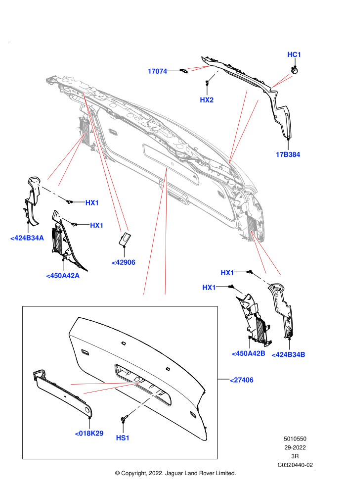 Back Door/Tailgate Trim Panels