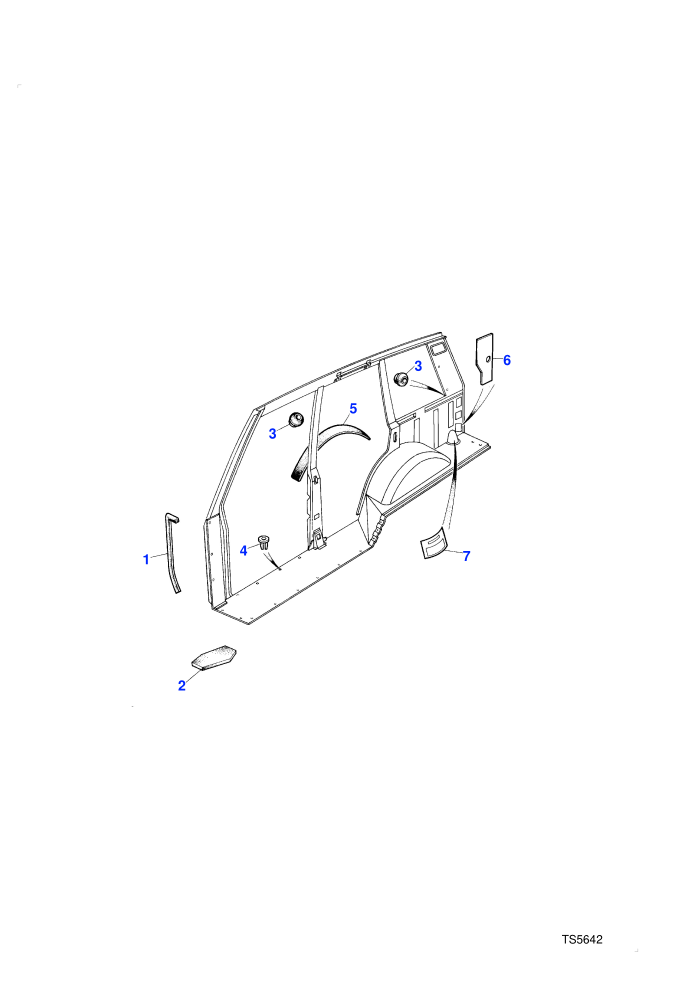 Dust Proofing Seals (4 Door Station Wagon)