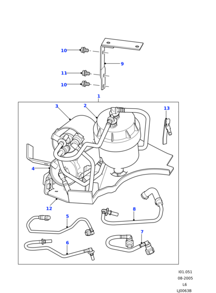 WJN000080 MAHLE Фильтр топливный FR M47