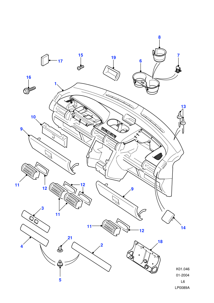 Facia Assembly-Black ((V)FROM4A000001)