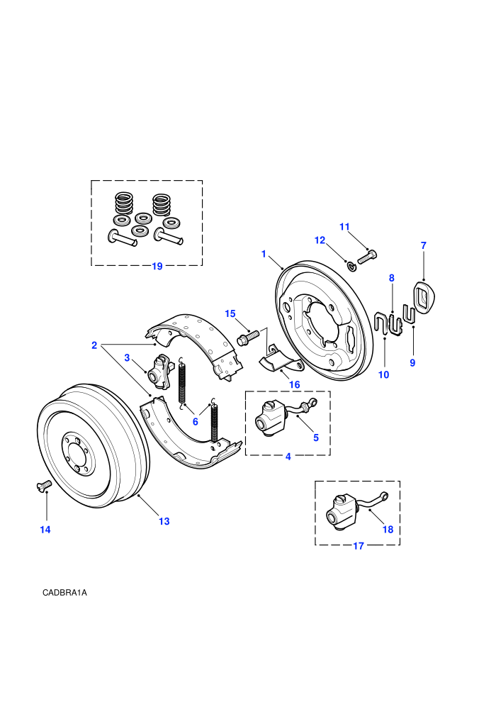 Transmission Brake-Rod Operated