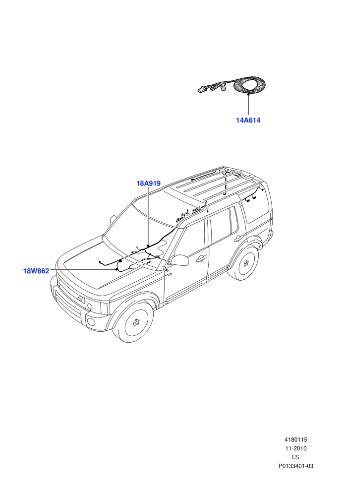 Electrical Wiring - Body And Rear (Audio/Navigation/Entertainment)((V)TO8A999999)