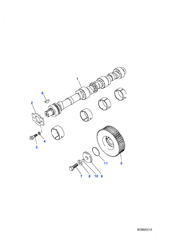 Camshaft (2.5L 200 Tdi,5 Speed Manual Transmission,Less Catalyst)