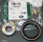 LR076676 LAND ROVER Уплотнение системы HALDEX