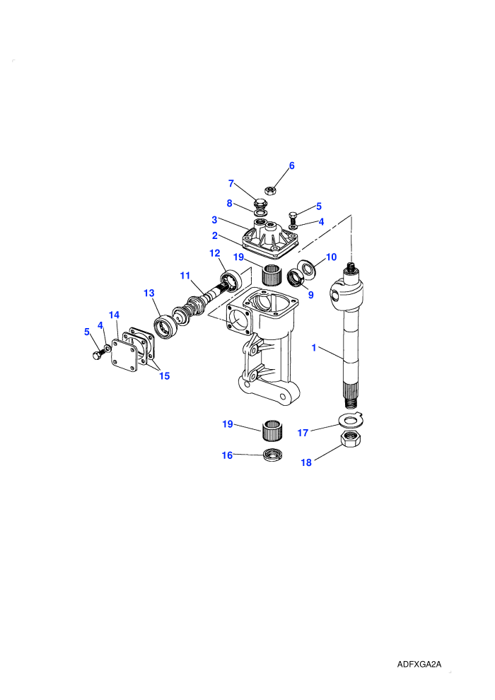 Sector Shaft & Worm & Valve-Gemmer (Non Power Steering)