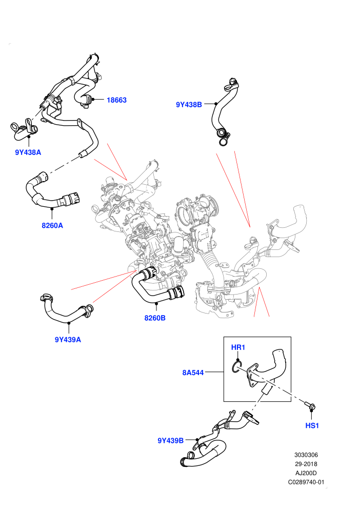 EGR Cooling System (2.0L I4 DSL MID DOHC AJ200,Euro Stage 4 Emissions)((V)FROMKH000001)