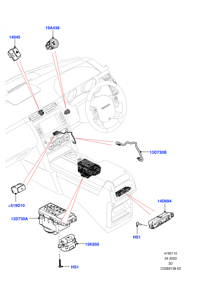 Switches (Console,Nitra Plant Build)((V)TOL2999999 (V)FROMK2000001)