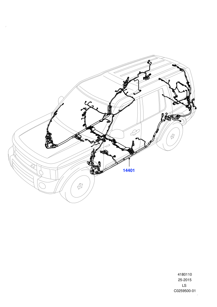 Electrical Wiring - Engine And Dash (Main Harness)((V)FROMGA000001)