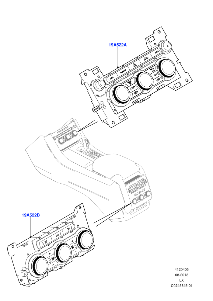 Heater & Air Conditioning Controls ((V)TOHA999999)