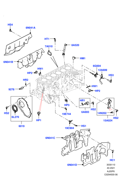 LR138831 LAND ROVER
