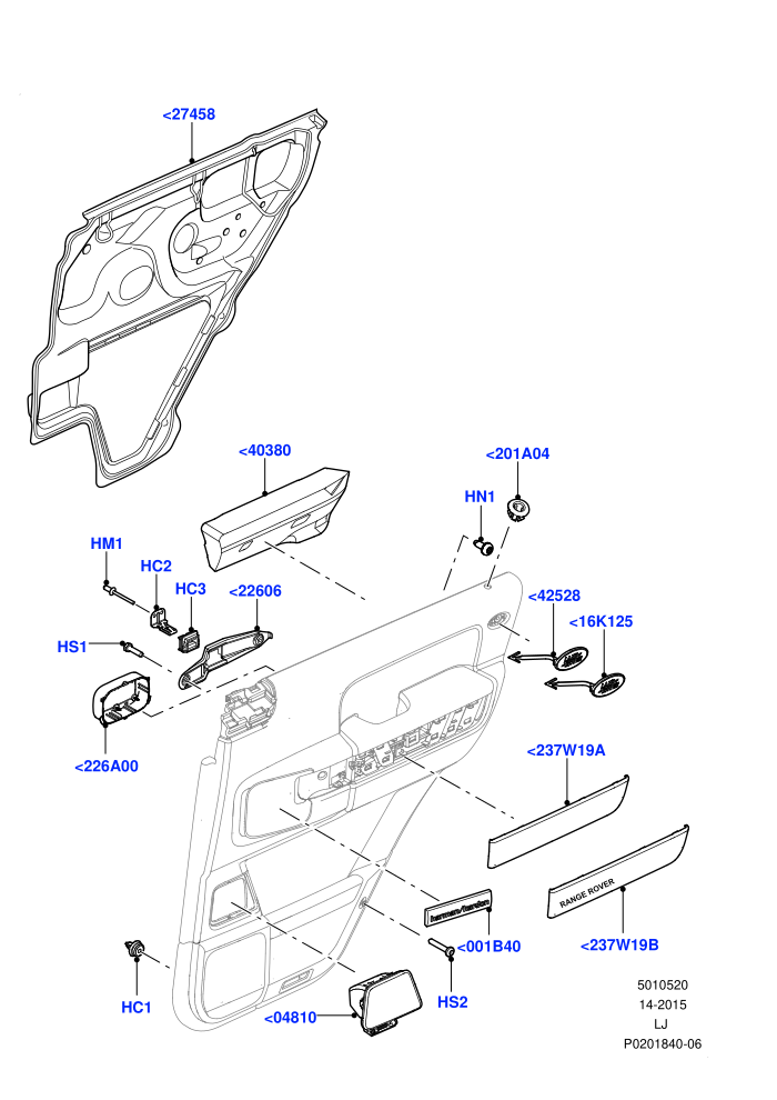 Rear Door Trim Installation ((V)FROMAA000001)