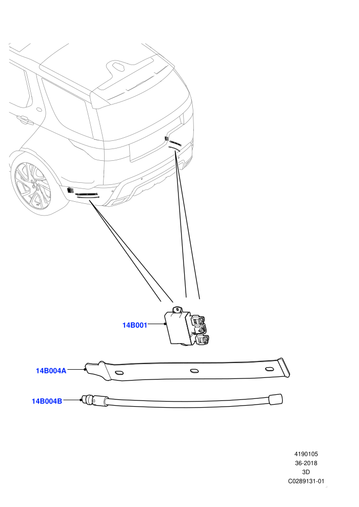 Vehicle Modules And Sensors (Tailgate - Hands Free)(Gesture Tailgate System,Nitra Plant Build)((V)FROMK2000001)