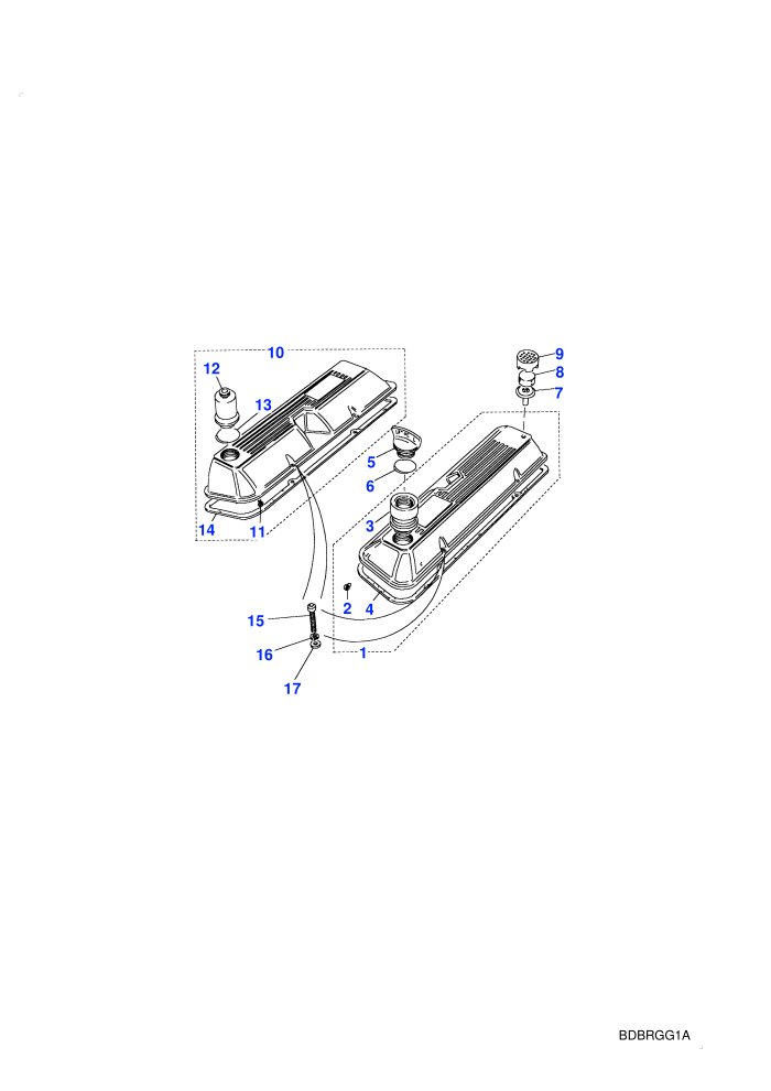 Rocker Cover (V8 EFI Petrol)