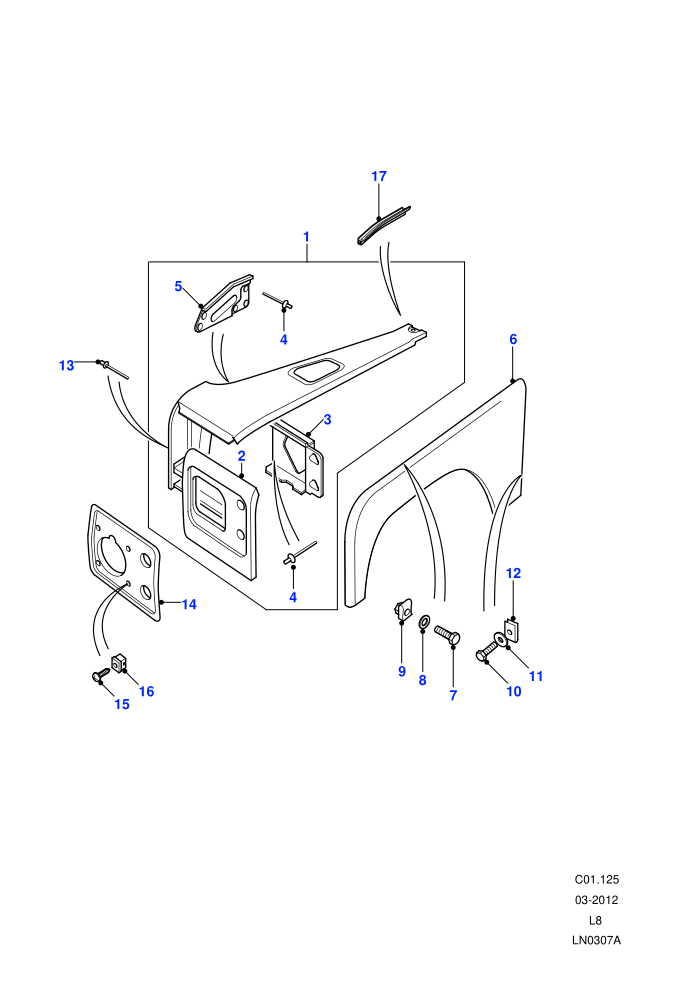 Front Wing Assembly ((V)FROM7A000001)