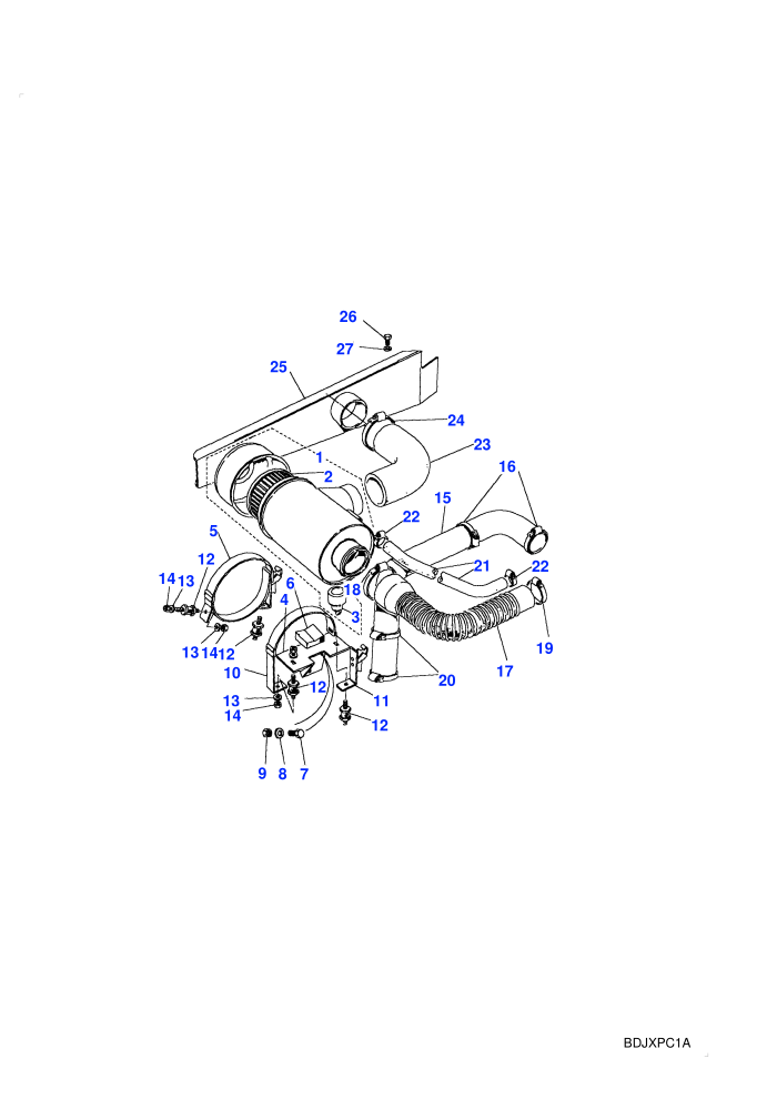 Air Cleaner & Related Parts (4 Cyl Turbo Diesel VM,With Diesel Engines)