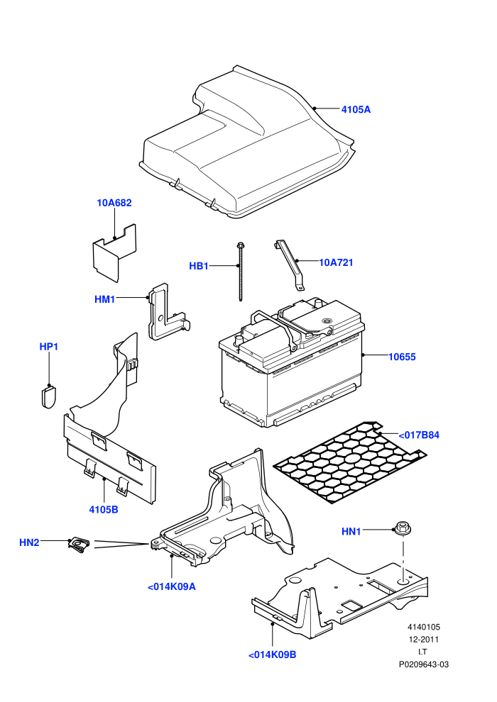 Battery And Mountings ((V)FROMAA000001)