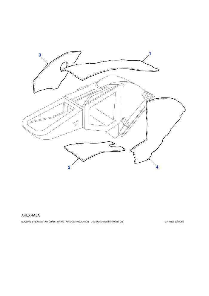 Air Duct Insulation (LHD,With Air Conditioning)