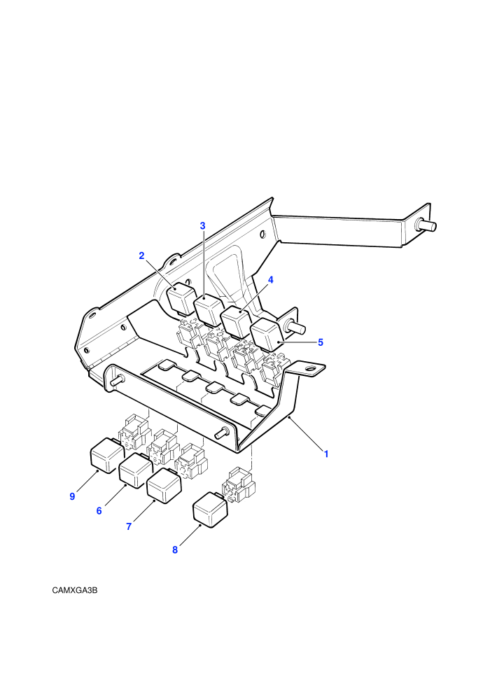 Relays - Passenger Footwell (LHD,RHD)((V)FROMMA081992)