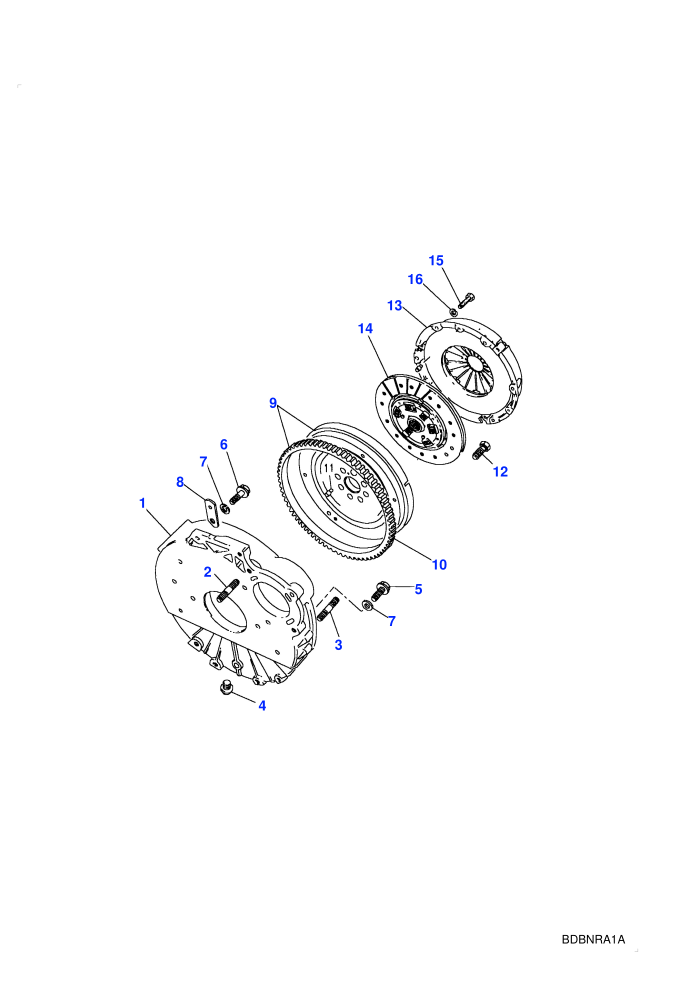 Flywheel & Clutch (2.5L TDi,Manual Transmission)