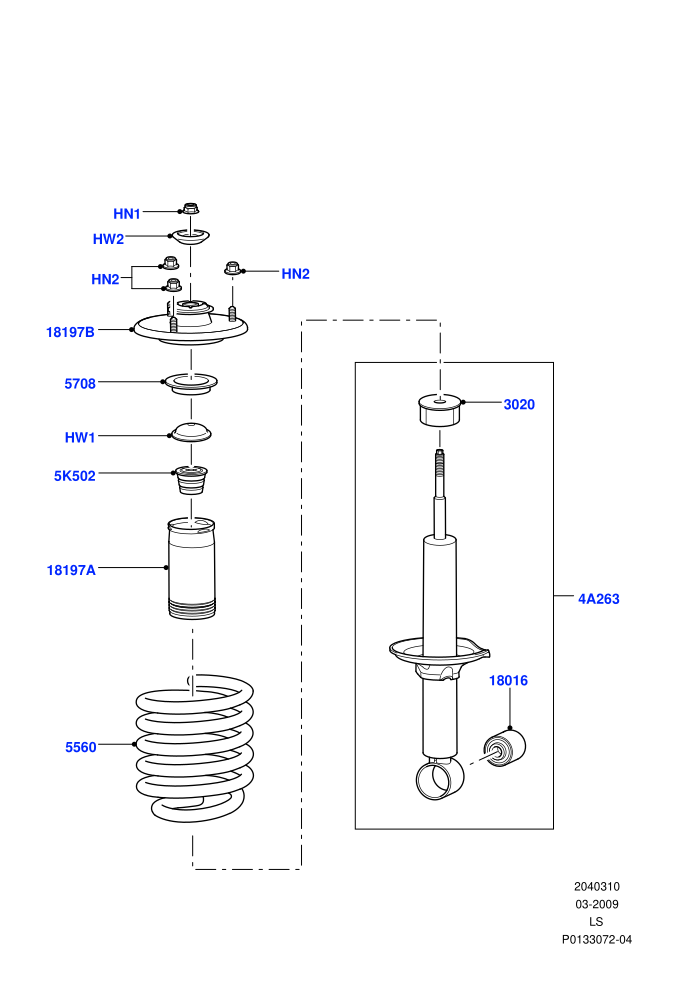 Rear Springs And Shock Absorbers (],With Standard Duty Coil Spring Susp)((V)TO9A999999)