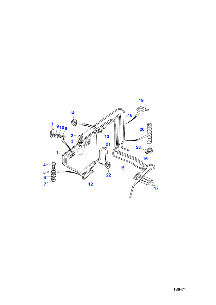 Catch Tank - Non Evap Loss (Less Catalyst,V8 Petrol)((V)TOGA464553 (V)FROMEA308803)