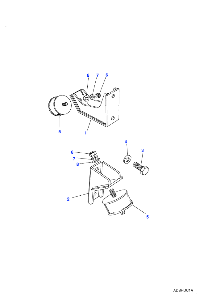 Engine Mountings - Front (2.5L 4 Cyl Turbo Diesel)
