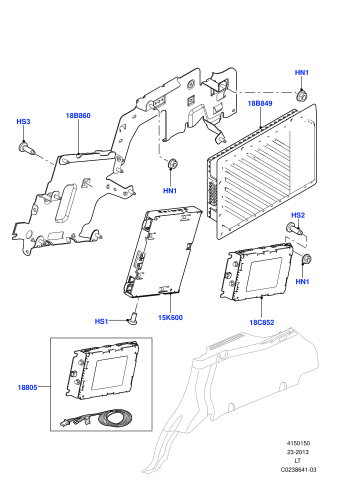 Family Entertainment System (Luggage Compartment)((V)FROMCA000001)
