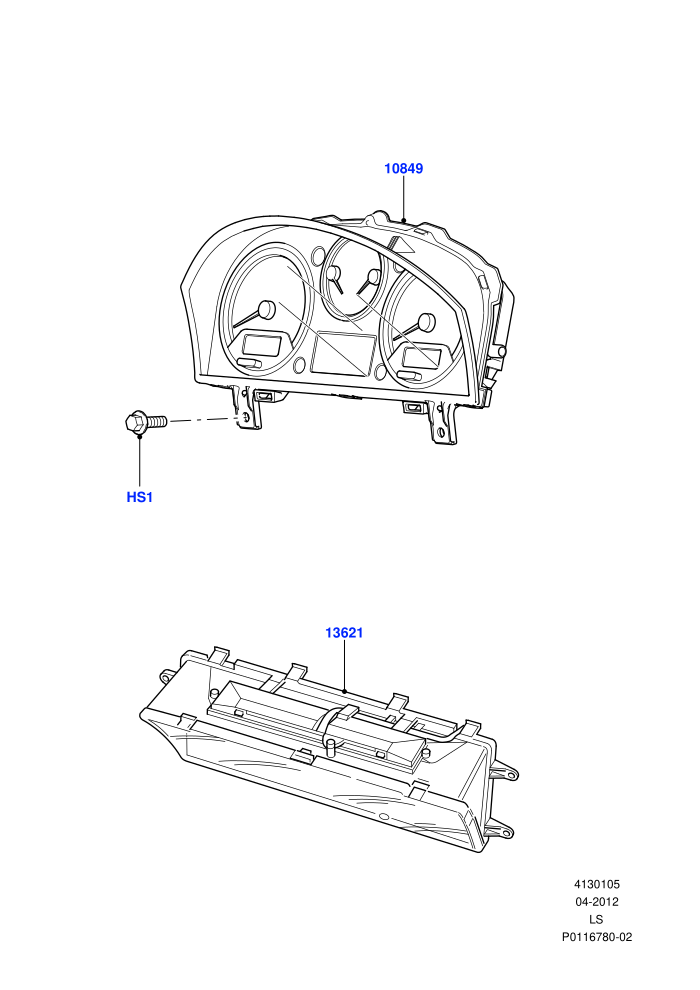Instrument Cluster ((V)TO9A999999)