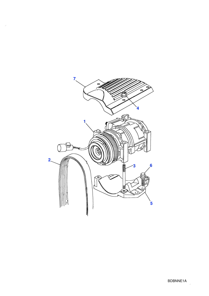 Air Conditioning Compressor (2.5L TDi,With Air Conditioning)