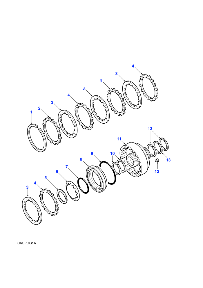 Brakes 'F' (Automatic Transmission)