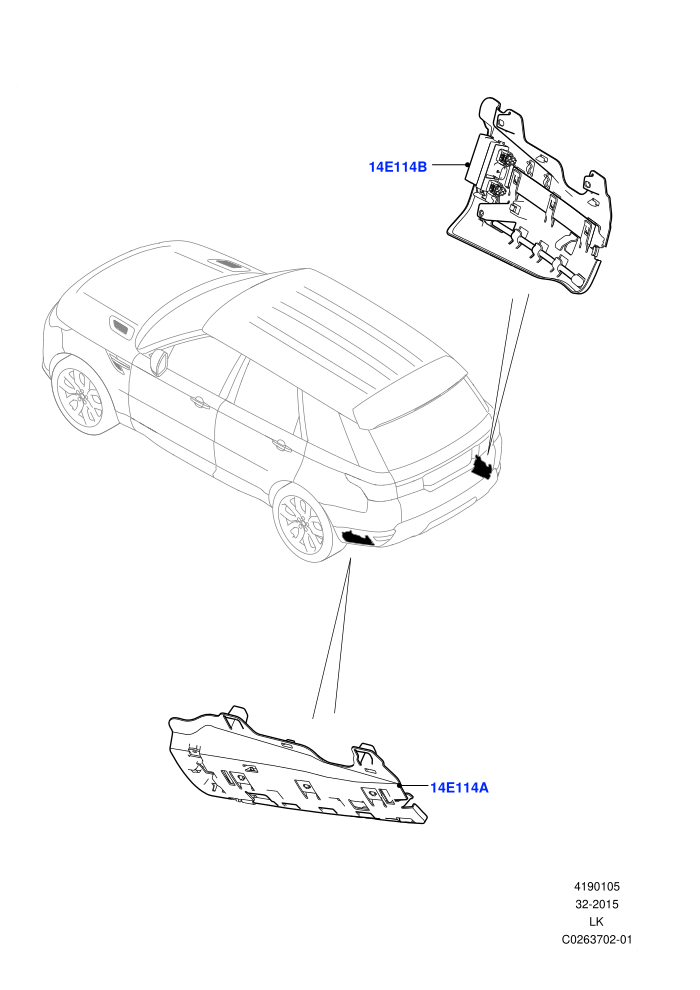 Vehicle Modules And Sensors (Non SVR,Tailgate - Hands Free,Version - Core)(Gesture Tailgate System)((V)FROMGA000001)