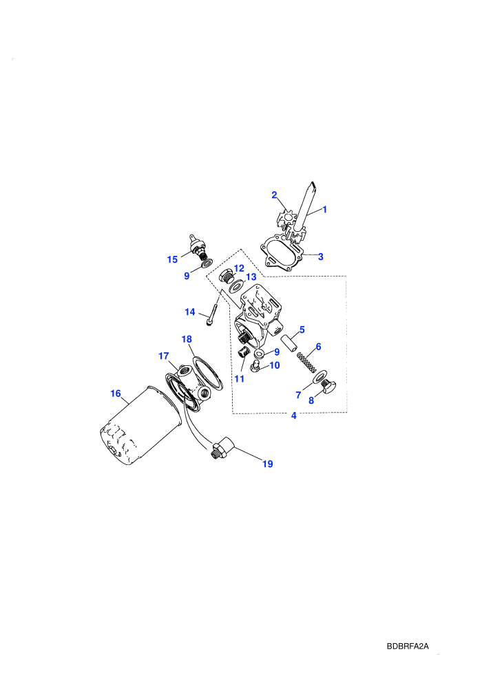 Oil Pump & Filter (V8 EFI Petrol)