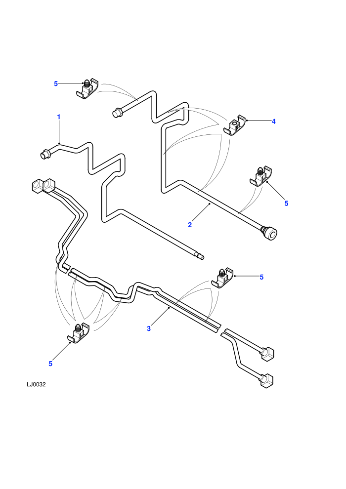 Fuel Pipes (With Petrol Engines)((V)FROMXA159807)