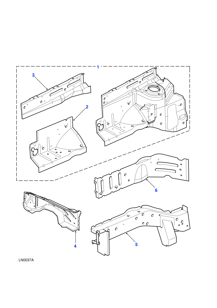 Inner Front End Panels ((V)FROM1A000001)