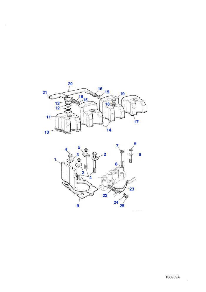 Rocker Covers (2.5l 4 Cyl VM Turbo Diesel)