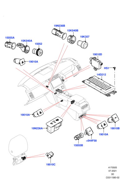 LR139594 LAND ROVER
