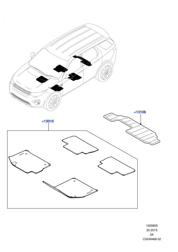 Floor Mats (Halewood (UK))(Accessory)