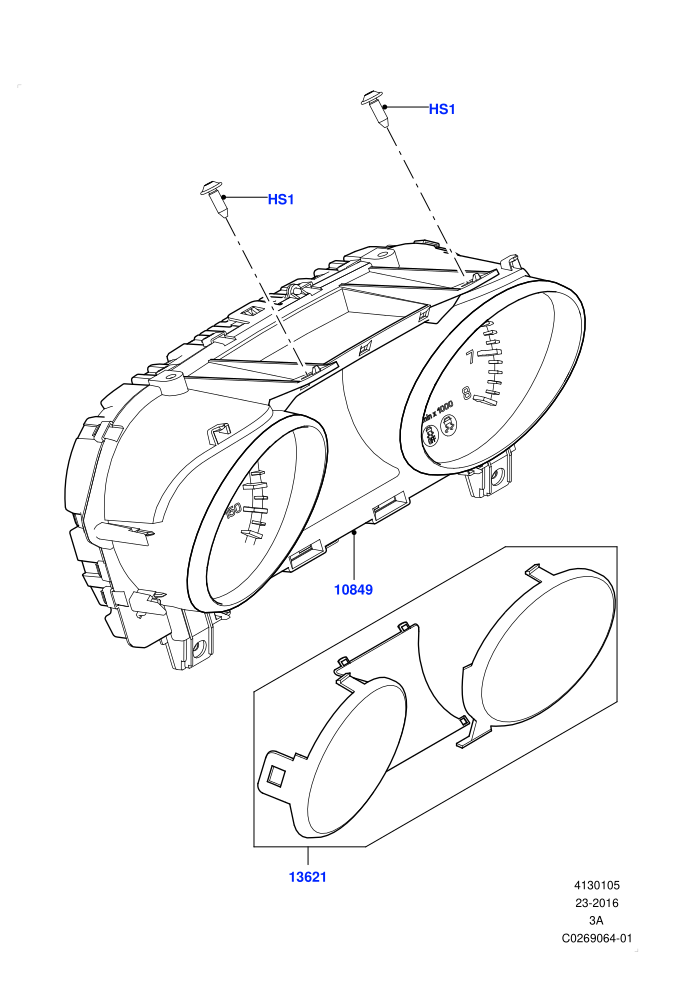 Instrument Cluster (Itatiaia (Brazil))((V)TOKT999999 (V)FROMGT000001)