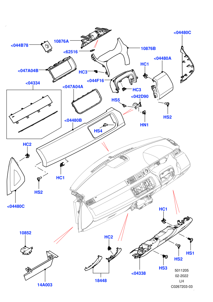 Instrument Panel (Itatiaia (Brazil))(Lower)((V)FROMGT000001)
