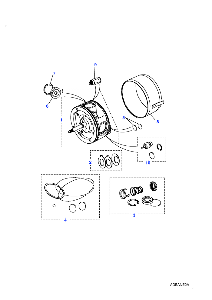 Air Conditioning Pump Kits (2.25L 4 Cyl L/R Petrol,With Air Conditioning)