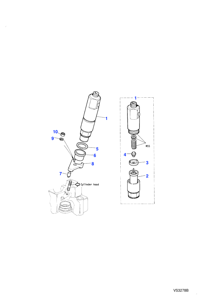 Injectors (2.4L 4 Cyl VM Turbo Diesel)