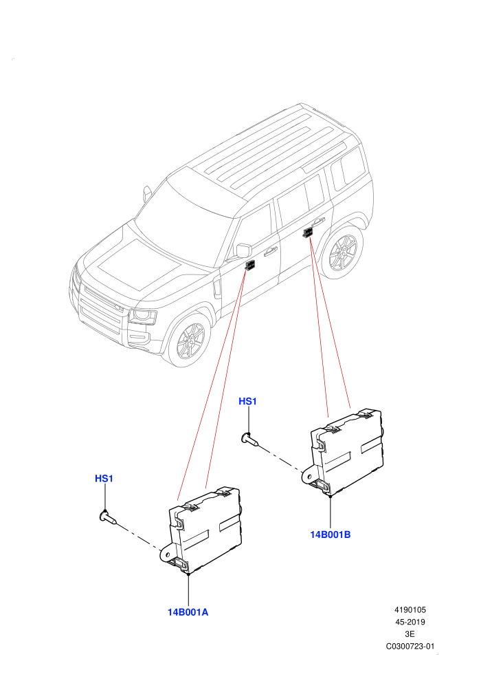 Vehicle Modules And Sensors (Long Wheelbase,Standard Wheelbase)(Door)