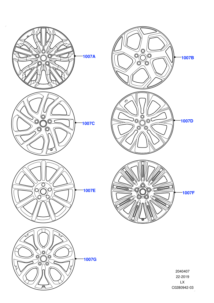 Spare Wheel (Spare Wheel - Conventional Alloy)((V)FROMJA000001)